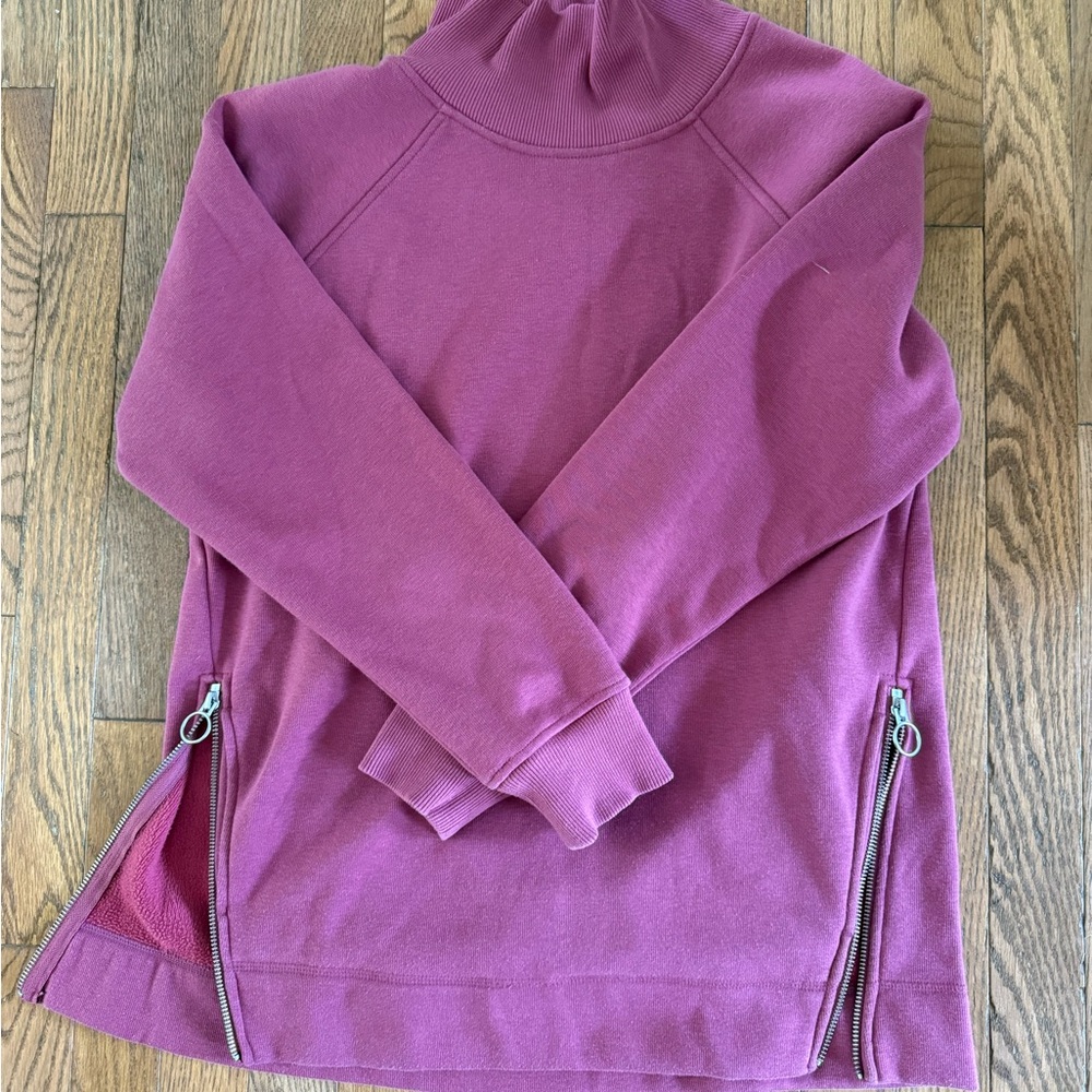 Athleta Rose-Pink Cozy Pullover Sweatshirt